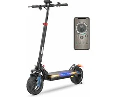 iScooter elektrinis paspirtukas su 800 W varikliu, 480 Wh baterija, 40 km rida, sulankstomas, su programėle, 10 colių ratai