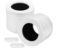 isinlive pakaitinių filtrų rinkinys LEVOIT Core Mini oro valytuvui, 3 pakopų HEPA, CM-RF