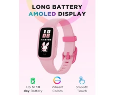 Išmanusis laikrodis BIGGERFIVE vaikiškas aktyvumo laikrodis su AMOLED ekranu ir 3 ATM, KR05