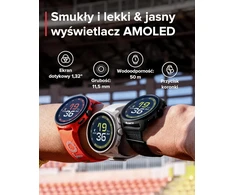 Išmanusis laikrodis Suunto bėgimo laikrodis GPS AMOLED 1,32 colio ekranas iki 12 dienų veikiantis akumuliatorius 4 GB Run SS051109000