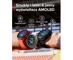 Išmanusis laikrodis Suunto GPS sportinis laikrodis AMOLED 1,32 colio, dviejų dažnių GPS, 4 GB atmintis, vandeniui atsparus, modelis SS051110000