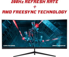 iTek lenktas 30 colių UltraWide VA monitorius 2560 × 1080, 200 Hz ITMC30V201FHD