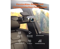 iZEEKER automobilinis vaizdo registratorius 1080p su Wi-Fi, 170° kampu ir G jutikliu iD240