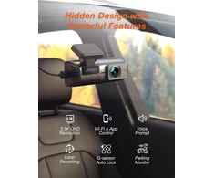 iZEEKER automobilinis vaizdo registratorius 2.5K QHD Wi-Fi su G jutikliu iD240