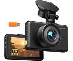 iZEEKER automobilinis vaizdo registratorius 2,5K QHD 1440p, 3 col. IPS, GD100