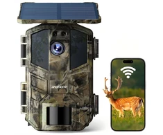 iZEEKER saulės medžioklinė kamera 4K 64 MP, Wi-Fi 6 ir Bluetooth, iG420S-AI-FR