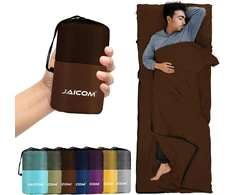 Jaicom lengvas miegmaišio įdėklas, 220 x 90 cm, poliesteris, kelionėms ir viešbučiams, JCM-GZD03