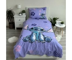 Jerry Fabrics vaikiška patalynės komplektas, 140 x 200 cm, 100 % medvilnė, Lilo ir Stitch, dvispalvis dizainas