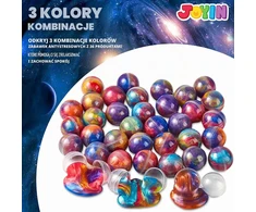 JOYIN modeliavimo masės rinkinys vaikams, 36 vnt., galaktikos tema, 15558