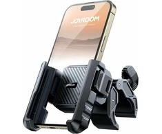 JOYROOM motociklinis ir dviračio telefono laikiklis 4,7–7" ekranams, juodas