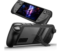 JSAUX apsauginis TPU dėklas su reguliuojamu stovu Steam Deck JSDEPC0105BKNEW