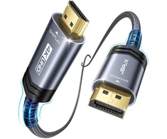 JSAUX DisplayPort–HDMI laidas, 2 m, 4K 30 Hz, JSDENZ4KDP2HDGY6F