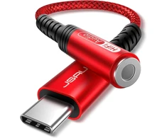 JSAUX USB-C–3,5 mm garso adapteris su DAC, 16 bitų / 48 kHz, CM0011