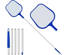 Jsdoin baseino paviršiaus valymo tinklelis, reguliuojamas, 122 cm ilgio, 5 dalys