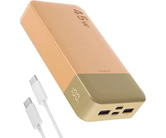JUOVI išorinė baterija 20000 mAh 45 W su 4 USB jungtimis J2621B