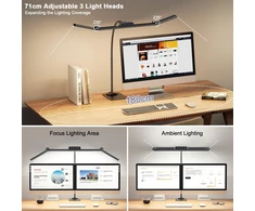 KableRika LED stalinė lempa 24 W, 1500 lm, reguliuojama, TRI-24V-002