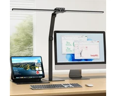 KableRika LED stalinė lempa su dviguba galvute, 24 W, su jutikliniu valdymu, ED-ME-002