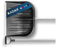 KADAX sniego kastuvas su ergonomine aliuminine rankena 132 cm, juodas K449