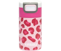 Kambukka termopuodelis Etna Rožinė Panther 300 ml, sandarus, nerūdijančiojo plieno