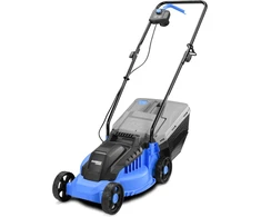 Kanwod elektrinė vejapjovė 1200 W, 34 cm pjovimo plotis, 30 l surinkimo krepšys, reguliuojamas aukštis, KGALM-1232