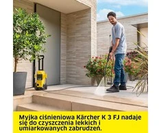 Karcher aukšto slėgio plovimo įrenginys K 3 FJ, 120 bar, 380 l/h, 4 m žarna, 1.676-358.0