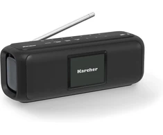 Karcher nešiojamasis Bluetooth garsiakalbis su DAB+ ir FM radiju, 5 W, DAB Go