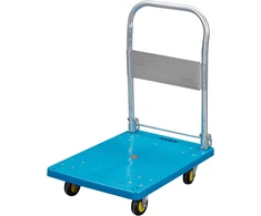 KATSU Tools platforminis plastikinis vežimėlis, sulankstomas, 150 kg keliamoji galia