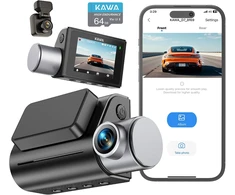 KAWA automobilių vaizdo registratorius 4K su galine 1080p kamera, GPS, Wi-Fi 6, CJ4519