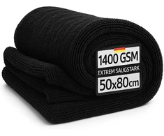 Kemes mikrofibros šluostė automobiliui 80 x 50 cm, XXL, 1400 GSM, itin sugerianti