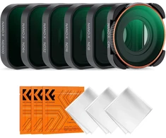 K&amp;F CONCEPT 6 filtrų rinkinys GoPro Hero 9–13 kameroms su CPL ir ND8–ND1000 filtrais SKU.2012V1