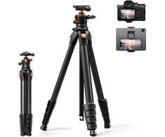 K&amp;F CONCEPT aliumininis fotografavimo trikojis 162 cm, 10 kg, A305A1+BH-40