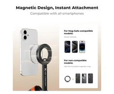 K&amp;F CONCEPT asmenukių trikojis išmaniesiems telefonams su MagSafe, 180 cm, KF15.0044
