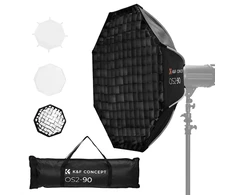 K&amp;F CONCEPT aštuonkampė fotografavimo šviesdėžė 90 cm su Bowens tvirtinimu LK06