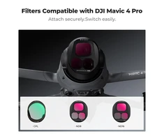 K&amp;F Concept drono filtrų rinkinys DJI Mavic 4 Pro CPL, ND8 ir ND16, SKU.1642V1