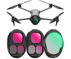 K&amp;F Concept drono filtrų rinkinys DJI Mavic 4 Pro CPL, ND8 ir ND16, SKU.1642V1