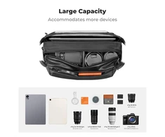K&amp;F Concept fotoaparato kuprinė, 12 l, poliesteris, vandeniui atspari, juoda, KF13.177