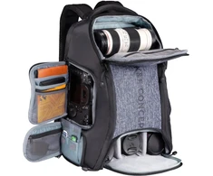 K&amp;F Concept fotoaparato kuprinė, 25 l, atspari vandeniui, su skyriumi 16'' nešiojamam kompiuteriui, KF13.164