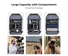 K&amp;F CONCEPT fotoaparato kuprinė 25 l su nešiojamojo kompiuterio skyriumi KF13.180