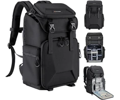 K&amp;F CONCEPT fotoaparato kuprinė 25 l su kietu priekiniu dėklu, KF13.098V6