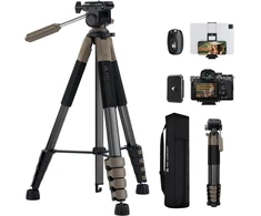 K&amp;F CONCEPT fotoaparato trikojis 190 cm su trijų krypčių galvute S255A3+BV01