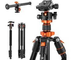K&amp;F CONCEPT fotoaparato trikojis 200 cm su 360° rutuline galvute K234A7+BH-28L