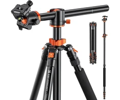K&amp;F Concept fotoaparato trikojis 238 cm su 90° centrine kolona T254A8