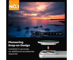 K&amp;F CONCEPT kintamasis ND2-32 objektyvo filtras iPhone 17 Pro ir Pro Max, FA301