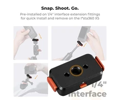 K&amp;F CONCEPT magnetinis greitojo tvirtinimo laikiklis Insta360 X5 ir Ace Pro 2 KF12.0003V1