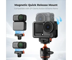 K&amp;F CONCEPT magnetinis greitojo tvirtinimo adapteris DJI Osmo Action 6 ir Osmo Nano KF12.0027