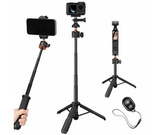 K&amp;F Concept MS11 60 cm aliuminio selfie lazda–trikojis su Bluetooth pulteliu, telefonams ir veiksmo kameroms