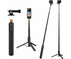 K&amp;F CONCEPT MS21 trikojis, asmenukių lazda Insta360 ir veiksmo kameroms, 120 cm