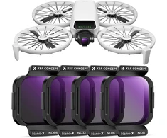 K&amp;F CONCEPT ND filtrų rinkinys DJI Flip dronui, ND8/ND16/ND32/ND64, SKU.2365