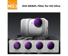 K&amp;F CONCEPT ND/PL filtrų rinkinys Insta360 Go Ultra kamerai, ND8–ND64, SKU.1673