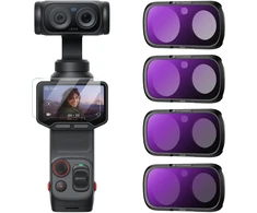 K&amp;F CONCEPT neutralaus tankio filtrų rinkinys Insta360 Luna Ultra ND4–ND32 FI061